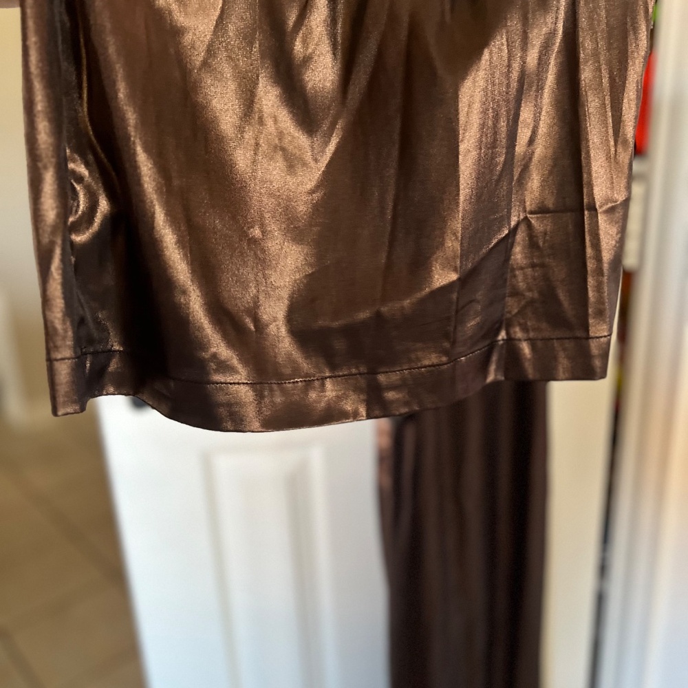 MISA Los Angelas Sophia Jumpsuit in Burnished Bronze - Picture 9 of 16